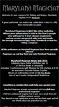 Mobile Screenshot of marylandmagicians.com